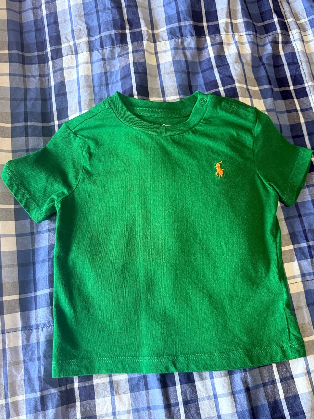 Ralph Lauren Infant Cotton Jersey Tee 12M EUC